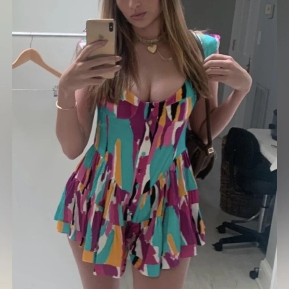 Vanessa Mooney Elisabeth Romper Dress